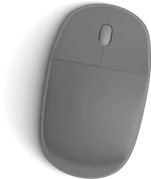 Modern Wireless Mouse Top View PNG