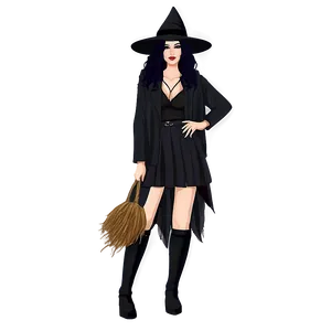 Modern Witch Fashion Png Uhm24 PNG image