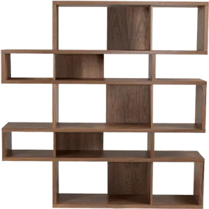 Modern Wooden Bookshelf Design