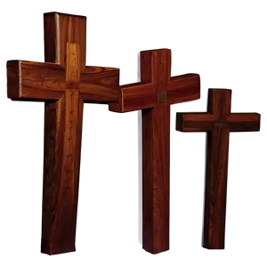 Modern Wooden Cross Png Gdu PNG image