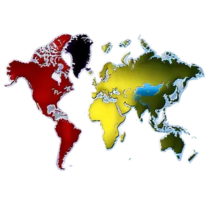 Modern World Map Png Xtv PNG image