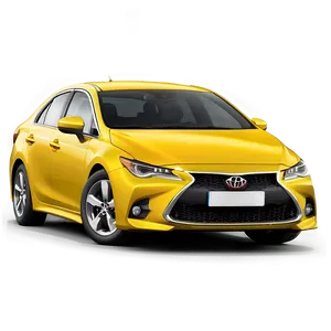 Modern Yellow Car Png Uyi PNG image