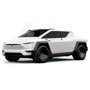 Modified Tesla Cybertruck Design PNG 52