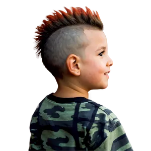 Mohawk Boy Hair PNG Byc