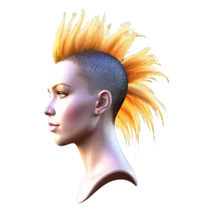 Mohawk Hair Texture PNG Yot94 PNG