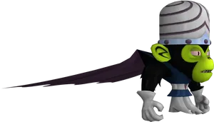 Mojo Jojo Powerpuff Villain PNG image