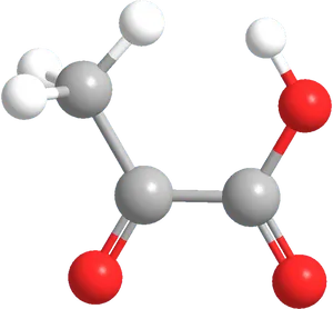 Molecular Structure Acetic Acid PNG image