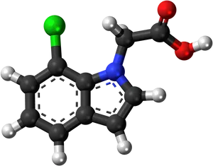 Molecular Structure3 D Model PNG image