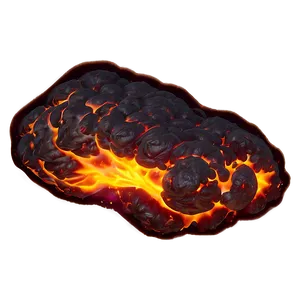 Molten Fire Effect PNG Myn PNG