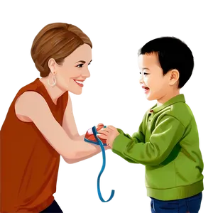 Mom And Toddler Playing Png Xjn PNG image