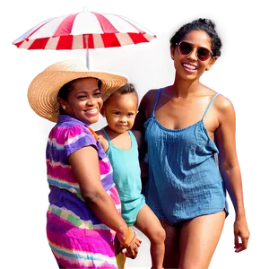 Mom At The Beach Day Png 97 PNG image