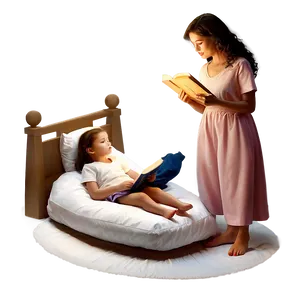 Mom Bedtime Story Png 05232024 PNG image