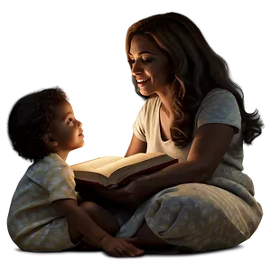 Mom Bedtime Story Png Ykp PNG image
