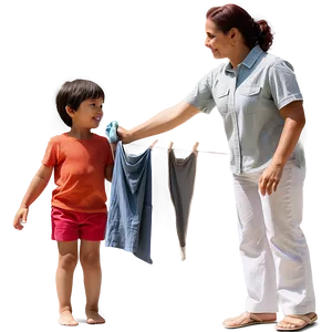 Mom Doing Laundry Png 50 PNG image