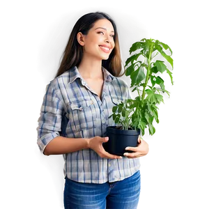 Mom Gardening Hobby Png 90 PNG image