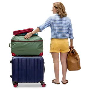 Mom Planning Vacation Png Gsb71 PNG image