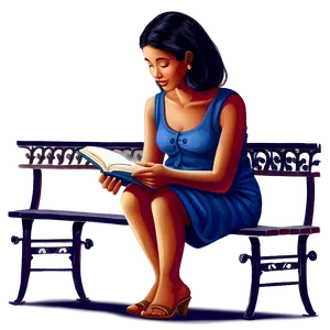 Mom Reading Book Clipart Png 05232024 PNG image