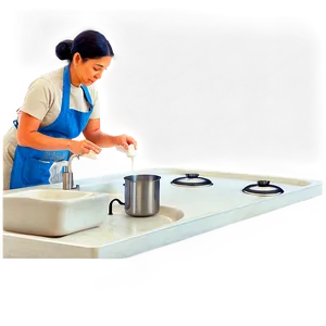 Mom Washing Dishes Png Ire PNG image