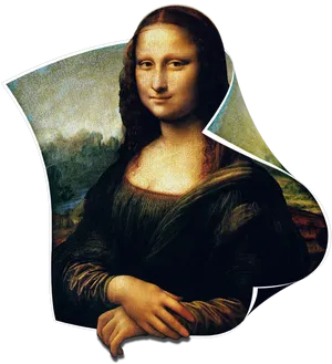 Mona Lisa Iconic Smile PNG image