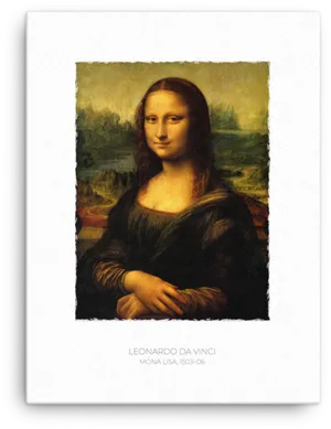 Mona Lisa Leonardo Da Vinci Classic Artwork PNG