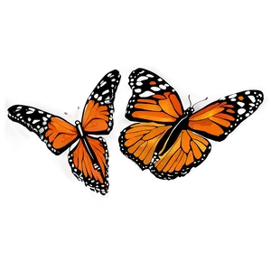 Monarch Butterflies In Flight Png Efr PNG image