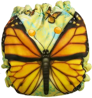 Monarch Butterfly Print Shower Cap PNG image