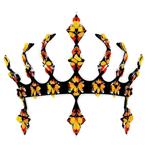 Monarch Crown Silhouette PNG 9 PNG