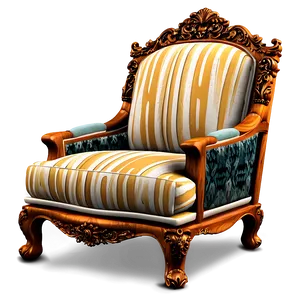 Monarch's Luxury Chair Png 06262024 PNG image