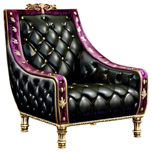 Monarch's Luxury Chair PNG Liy PNG