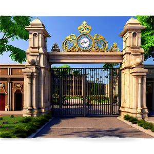 Monarchial Palace Gates Png Xdj PNG image