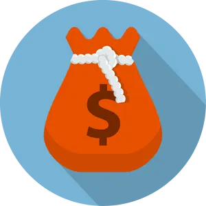 Money Bag Icon PNG image