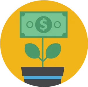 Money Growth Icon PNG image