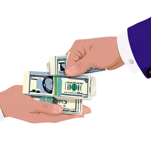 Money In Hand Vector Png Yih PNG image