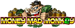 Money Mad Monkey Graphic PNG image