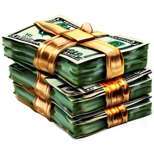 Money Stacks Png 06132024 PNG image