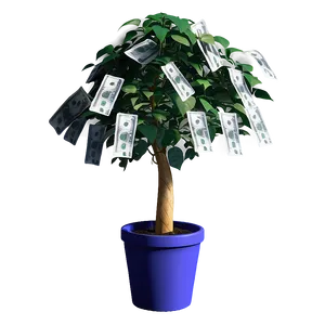 Money Tree In Wind PNG Vhm57