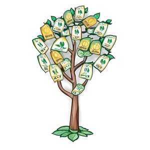 Money Tree Sketch PNG 06272024