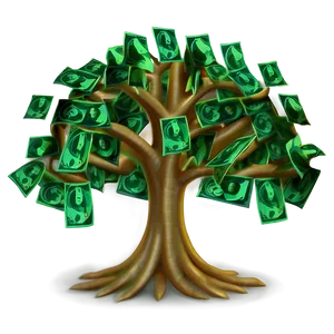 Money Tree Under Moonlight PNG 06272024 PNG