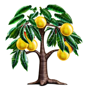 Money Tree With Fruits PNG Ida44 PNG