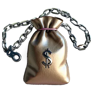 Moneybag With Chain PNG Xjw80 PNG