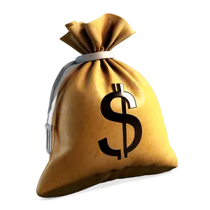 Moneybag With Dollar Sign PNG Fjn PNG