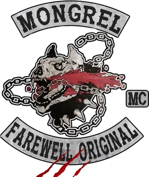 Mongrel_ M C_ Farewell_ Original_ Logo PNG image