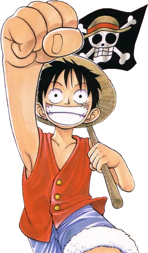 Monkey D Luffy One Piece Anime Character PNG image