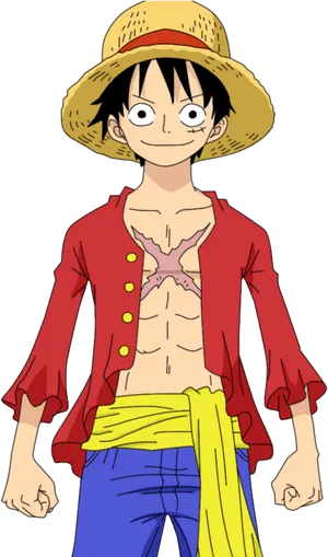 Monkey D Luffy One Piece Character PNG image