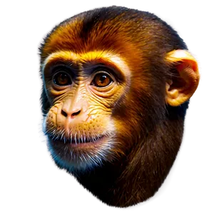 Monkey Face During Sunset PNG 6 PNG