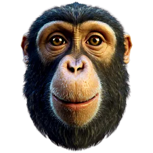 Monkey Face In Jungle Scene PNG 06272024 PNG