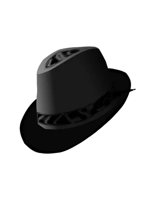 Monochrome Fedora Hat
