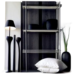Monochrome Home Decor PNG Ufg98