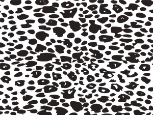 Monochrome Leopard Pattern PNG image