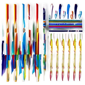 Monochrome Line Design PNG Qer PNG
